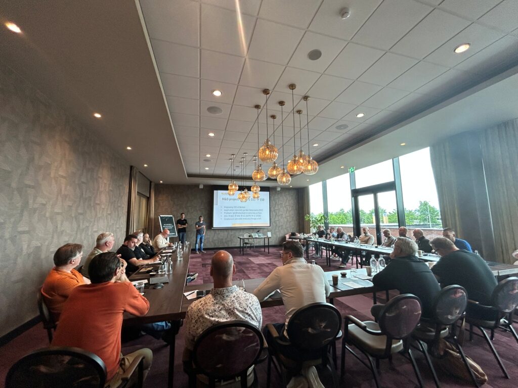 Picture of presentation during Company Week